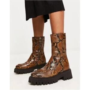 Free People Madison Loafer Boot in Grunge Bronze 40